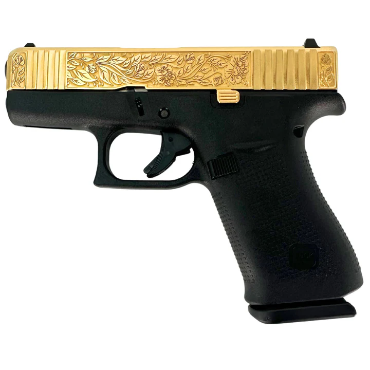 Glock 43x 24 Karat Gold