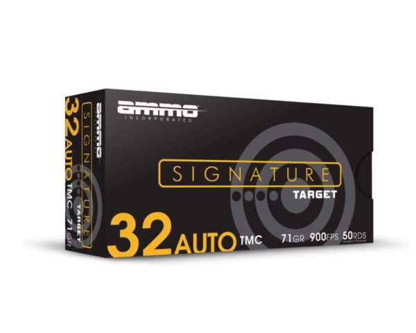 Ammo Inc Signature Target .32 ACP Handgun Ammo - 71 Grain | TMC | 50rd Box