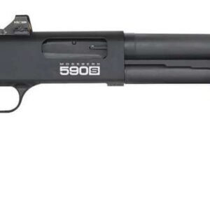 MOSSBERG 590S SGP 12GA 18.5IN BBL BEAD SIGHT BLK 10RDS MAGPUL STOCK/FOREND HS407K INSTALLED