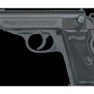 WALTHER PPK/S SD HGA 32 AUTO 3.3IN BBL FS BLACK STAINLESS  2 7RD MAGS