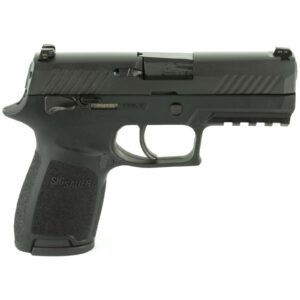 SIG SAUER P320 COMPACT MA HGA 9MM 3.9" BBL DAO BLACK SIGLITE SIGHTS MOD POLY GRIP 2-10RD MAN SAFETY
