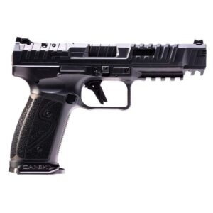 CANIK SFx RIVAL-S Pistol - Black | 9mm | 5" Barrel | 2 - 18rd Mag | Optic Cut w/ Co-witness Sights | Steel Frame