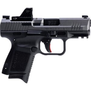 CANIK TP9 Elite Sub Compact Pistol - Black | 9mm | 3.6" Barrel | 12rd/15rd Mag | Full Accessory Kit | Includes MeCanik MO1 Optic