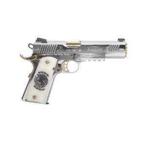Girsan MC1911 Liberador Handgun .38 Super 9rd Magazine 5" Barrel Stainless Steel Mexican Coat of Arms