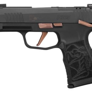 SIG SAUER P365 9MM 3.1IN ROSE BLK X-RAY 3 2 10RD STEEL MAG OPTIC READY MS CA COMPLIANT