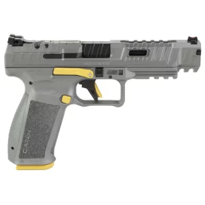 CANIK SFX RIVAL HGA 9MM 5IN BBL GREY W/ GOLD ACCENTS 2-18RD OPTICS CUT
