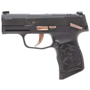 SIG SAUER P365-380 ROSE MS HGA 380 AUTO 3.1IN BBL SF NITRON BLACK XRAY3 NS MOD POLY GRIP 2-10RD MAGS
