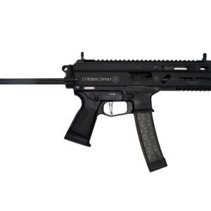 Grand Power Stribog SP9A3 Pistol - Black | 9mm | 8" Threaded Barrel | 30rd | PDW Brace w/ Tailhook
