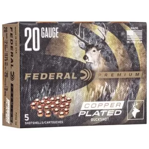 FEDERAL 20GA 2-3/4" MAX. 20 PELLETS-3B 5 RD/BX 50 BX/CS