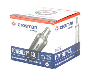 CROSMAN POWERLET CO2 CARTRIDGES 25PK