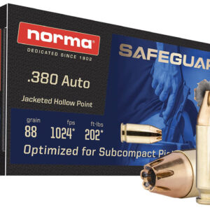 NORMA SAFEGUARD 380ACP 88GR JHP 50/20