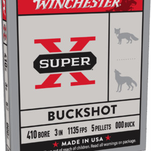 WINCHESTER 410GA 3" 000 BCKSHT 3PLT 5RD BX 250RD CASE