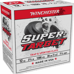 WINCHESTER SUPER TARGET 12GA 2-3/4" 1OZ #7.5 25RD BX 250RD CASE