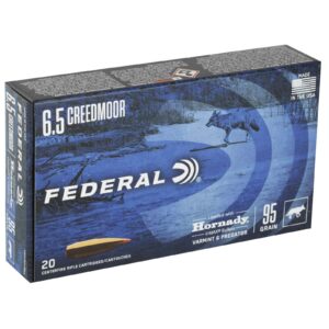 FEDERAL 6.5 CREEDMOOR 95GR HORNADY V-MAX 20 RD/BX 10 BX/CS