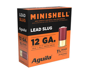 AGUILA MINISHELL 12GA SLUG 25/250