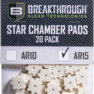 BREAKTHROUGH AR-15 STAR - CHAMBER PAD 20 PK W/ 8-32 ADTR