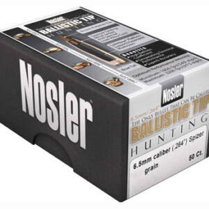 NOSLER BULLETS 6.5MM .264 - 100GR BALLISTIC TIP 50CT