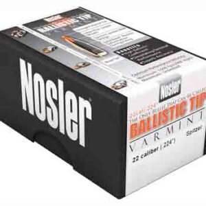 NOSLER BULLETS 22 CAL .224 - 40GR BALLISTIC TIP 250CT