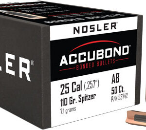 NOSLER BULLETS 25 CAL .257 - 110GR ACCUBOND 50CT