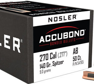 NOSLER BULLETS 270 CAL .277 - 140GR ACCUBOND 50CT