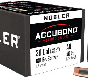 NOSLER BULLETS 30 CAL .308 - 180GR ACCUBOND 50CT