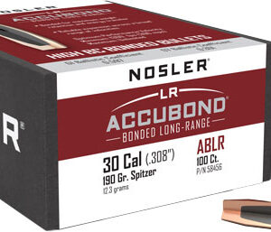 NOSLER BULLETS 30 CAL .308 - 190GR ACCUBOND LR 100CT