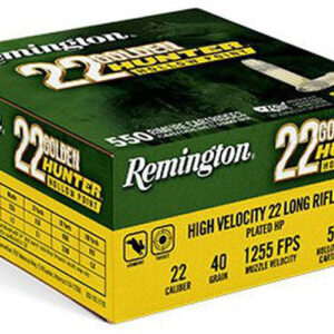 REM GOLDEN HUNTER 22LR 40GR PLATED HP 550/12