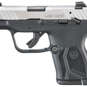 RUG LCP MAX 380ACP 10RD SS BLK MANUAL SAFETY