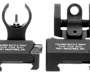 TROY BATTLESIGHT SET MICRO - HK STYLE FOLDING BLACK
