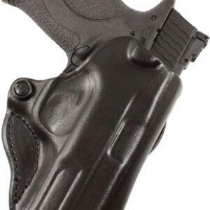 DESANTIS MINI SCABBARD HOLSTER - RH OWB LEATHER FN 503 BLACK