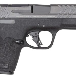 SMITH&WESSON PERFORMANCE CENTER M&P 9 SHIELD PLUS CARRY COMP 9MM LUGER 4IN 10RD SF OPTIC READY THUMB SAFETY BLACK/GREY 14410