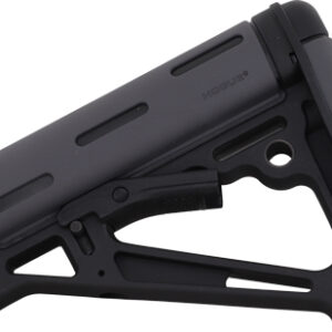 HOGUE AR-15 COLLAPSIBLE STOCK - OVERMOLDED GREY MIL-SPEC