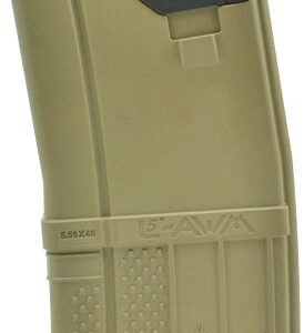 LANCER MAGAZINE L5AWM AR-15 - 5.56X45 20RD OPAQUE FDE