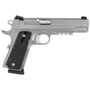 SIG SAUER 1911 SS CA COMP HGA 45 AUTO 5IN BBL SAO STAINLESS SIGLITE SIGHTS BLACKWOOD GRIP 2-8RD MAGS