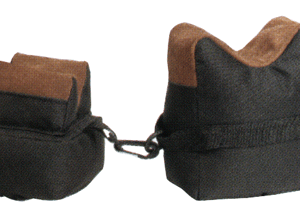 TOC BENCH BAG 2-PC SET - BLACK FABRIC/TAN LEATHER