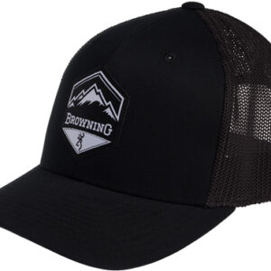 BROWNING CAP MOUNTAIN BUCK - LOGO BLK W/PTCH BCKMK LOGO ADJ
