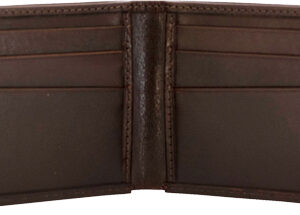 CAMELEON S&W MEN'S FRONT POCKT - BI-FOLD WALLET BROWN
