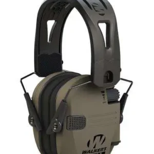WALKERS RAZOR TACTI-GRIP MUFF W/ RUBBER HEADBAND FDE