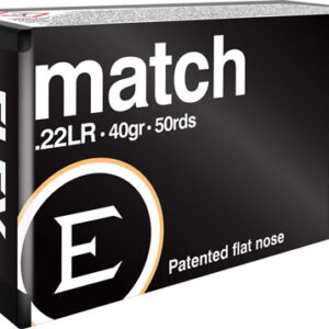 ELEY MATCH 22LR 40GR EPS - 50RD 100BX/CS