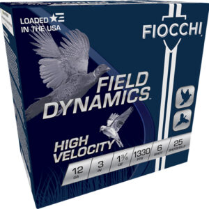 FIOCCHI 12GA 3" 1-3/4OZ #6 - 1330FPS 25RD 10BX/CS