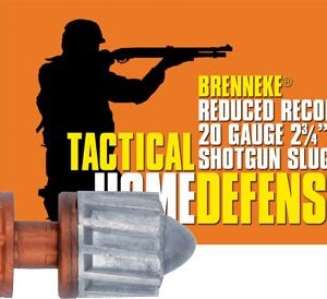 BRENNEKE USA LOW RECOIL 20GA - 2.75" 3/4OZ SLUG 5RD 50BX/CS