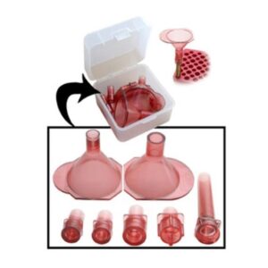 MTM POWDER FUNNEL KIT 17 TO - 500 S&W CLEAR RED