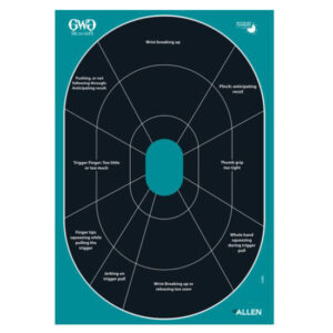 ALLEN GWG SPLASH ADHESIV 12X18 OVAL SILHOUTTE 5PK