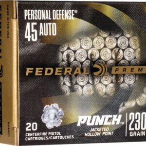 FEDERAL PUNCH 45 ACP 230GR - JHP 20RD 10BX/CS