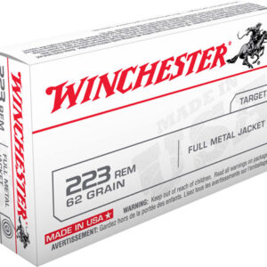 WINCHESTER USA 223 REM - 62GR FMJ 20RD 50BX/CS