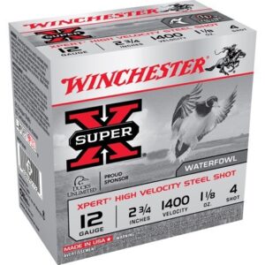 WINCHESTER XPERT 12GA 2.75" - 1-1/8OZ #4 1400FPS 25RD 10BX/C