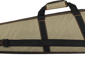 BULLDOG PLUS RIFLE CASE  48" - KHAKI W/ BLACK 3 POCKETS