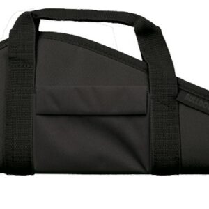 BULLDOG PISTOL CASE 15" BLACK - ACCESSORY POCKET & CARRY STRAP