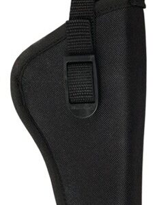 BULLDOG OWB HOLSTER W/ TB RH - PIT BULL NYLON BLACK MED REVOL