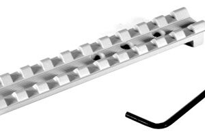 EGW SCOPE BASE S&W REVOLVER - PICATINNY RAIL SILVER